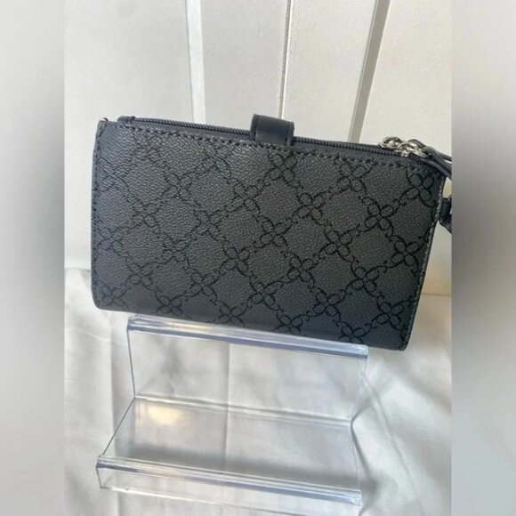 | Black and Grey wallet clutch - Picture 3 of 10